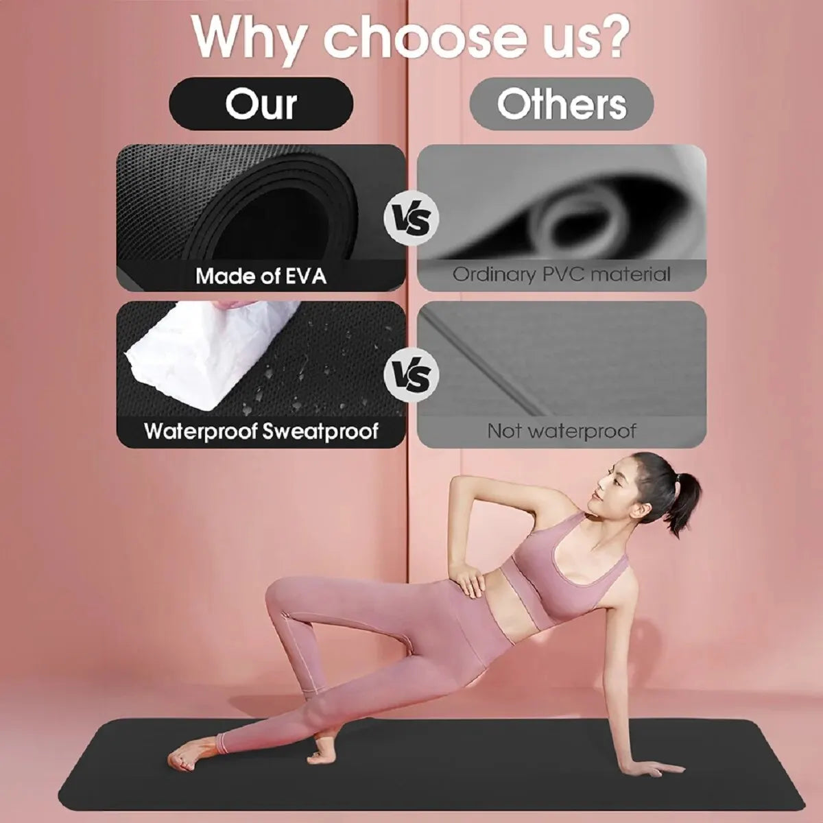 Thick Foldable EVA Workout Mat